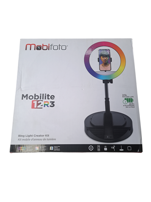 Mobiphoto Mobilite 12R3 Ring Light Creator Kit