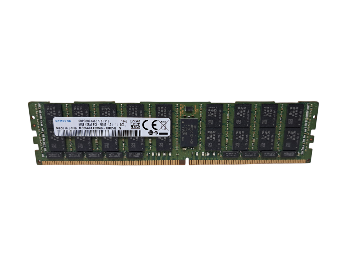 m*o様 SAMSUNG メモリー 8GB PC4-2400T 4枚セット Samsung 64GB 4DRx4 PC4-2400T-LD1-11 DDR4 LRDIMM Server Memory