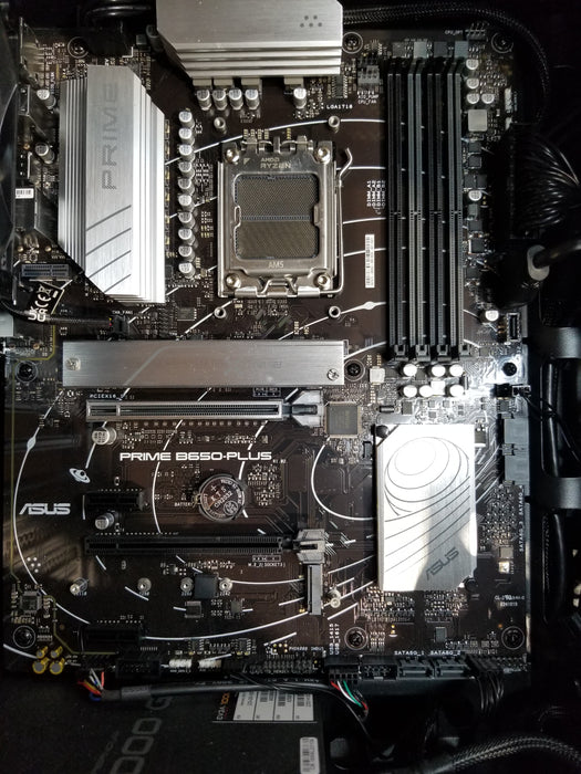 Untested AS-IS  Asus B650-PLUS Motherboard with 1000w PSU *READ*