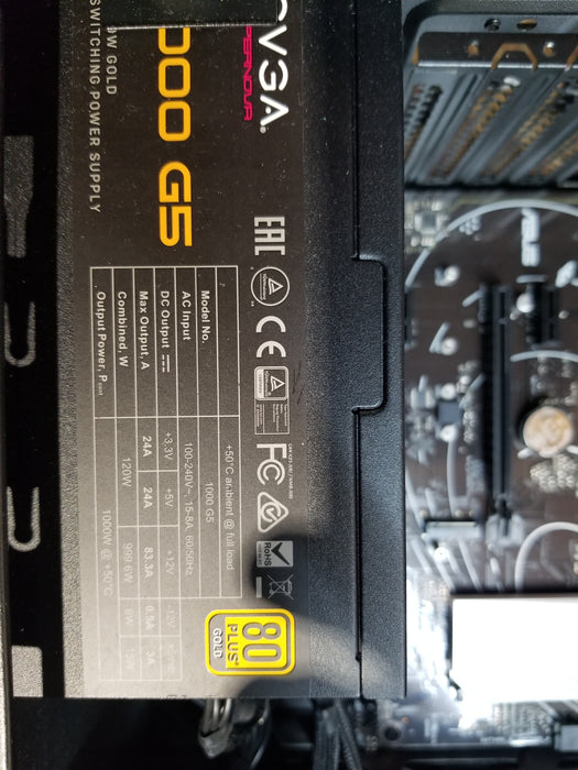 Untested AS-IS  Asus B650-PLUS Motherboard with 1000w PSU *READ*