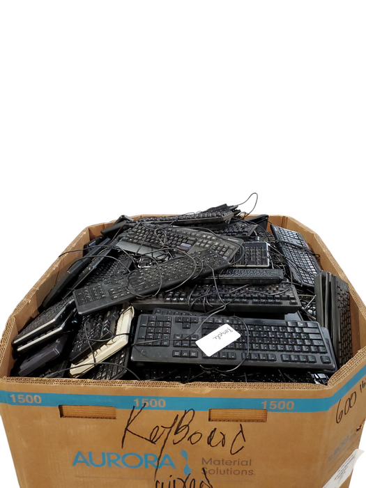 Bin of Assorted Wired Keyboards/Mice (AS-IS) Approx 640lbs