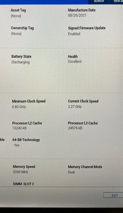 Dell XPS 15 9510 i7-11800H RTX 3050 4GB GPU 16GB RAM 512GB SSD No Power Adapter
