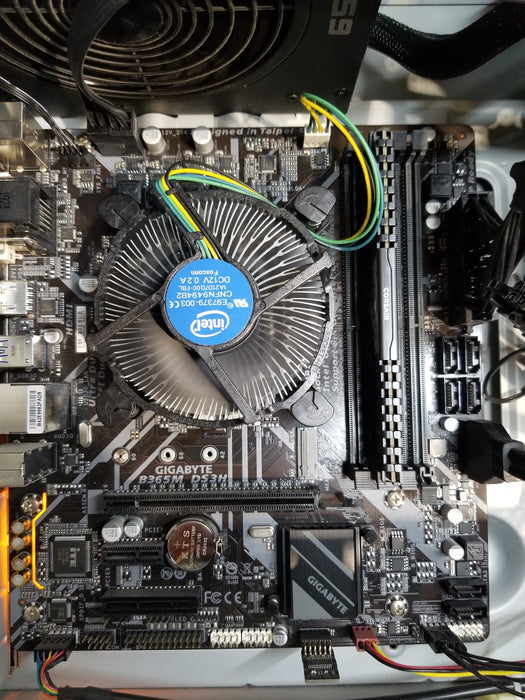 Generic Pc w/ Gigabyte B365M Core i7-9700 CPU 8GB RAM No HDD
