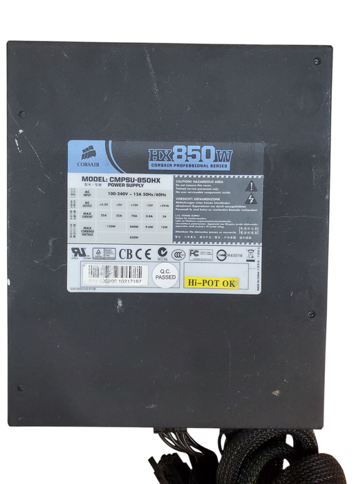 Corsair HX850W 850W Semi-Module Desktop PSU - CMPSU-850HX