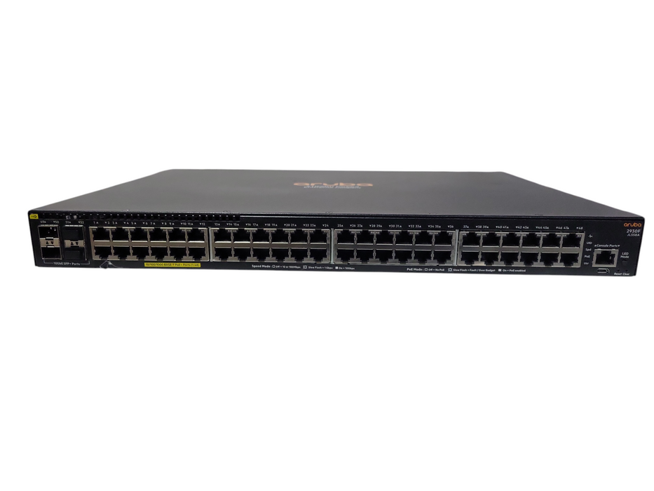 Aruba 2930F JL558A 48-Port Gigabit PoE+ 740W, 4x 10G SFP+ Managed Switch
