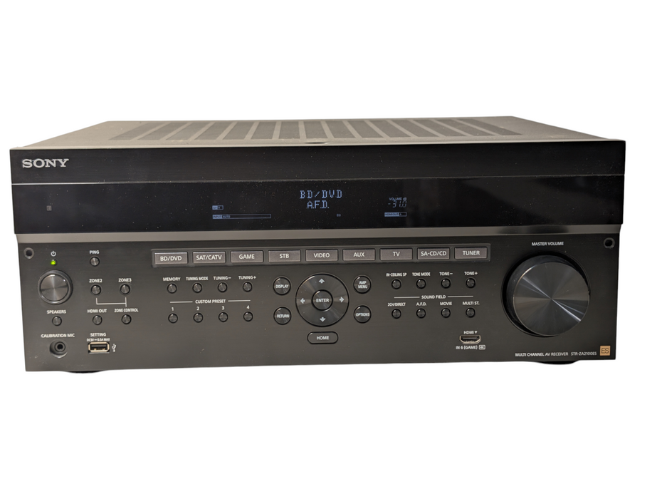 SONY STR-ZA-2100ES 4K HDMI Surround Sound Home Receiver