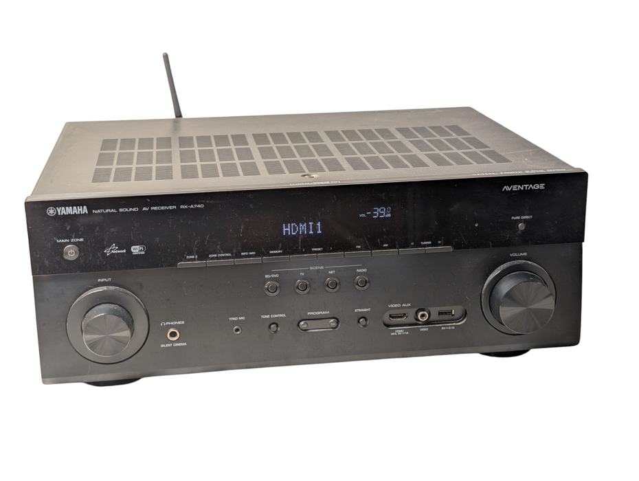 Yamaha AV Receiver RX-A740 7.2 Channel 4K HDMI Networked WiFi