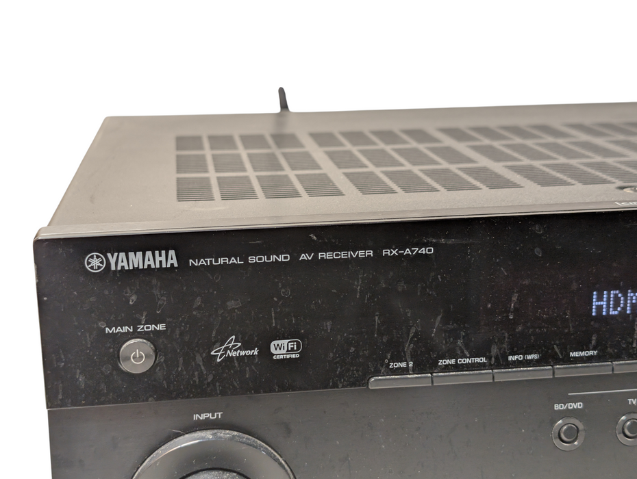 Yamaha AV Receiver RX-A740 7.2 Channel 4K HDMI Networked WiFi