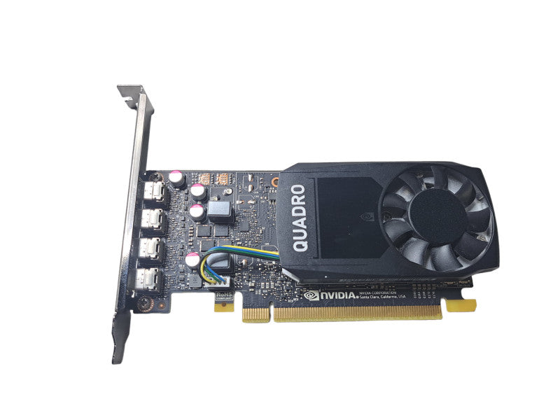 Nvidia Quadro P1000 | 4GB GDDR5 Graphics Card | 4x Mini-DP, High Profile