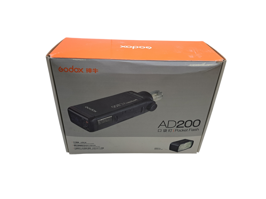 Godox WITSTRO AD200 1/4"-20 Mount Pocket Flash | Full Kit