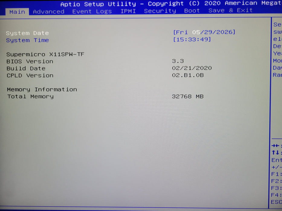 SuperMicro X11SPW-TF 1U Server, Xeon Silver 4116 2.10GHz, 32GB DDR4, 4x 3.5" bay