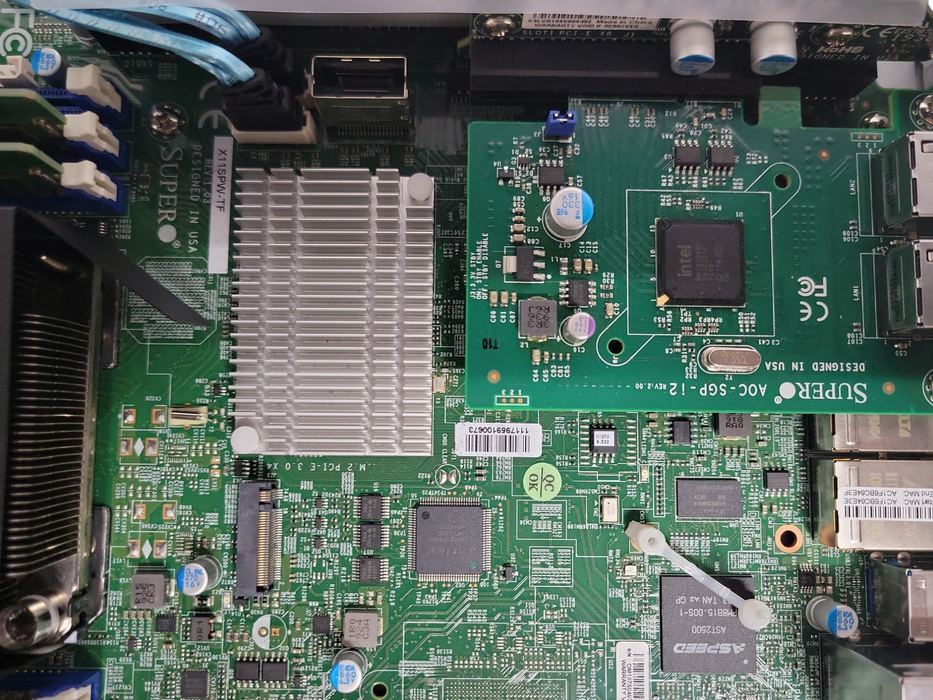 SuperMicro X11SPW-TF 1U Server, Xeon Silver 4116 2.10GHz, 32GB DDR4, 4x 3.5" bay
