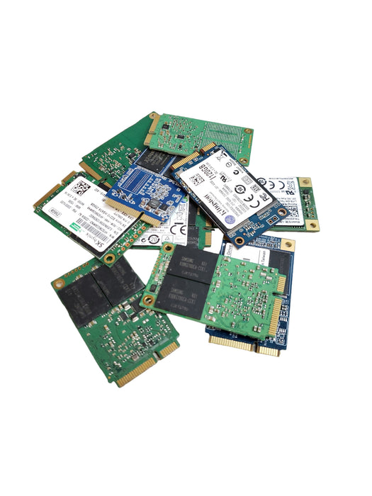 Lot 50x 128GB mSATA SSD - Assorted Brands