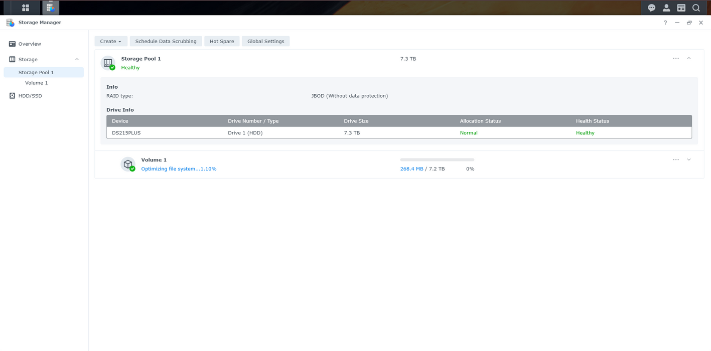 Synology DS215+ 2-Bay DiskStation NAS Server w/ 1x 8TB HDD