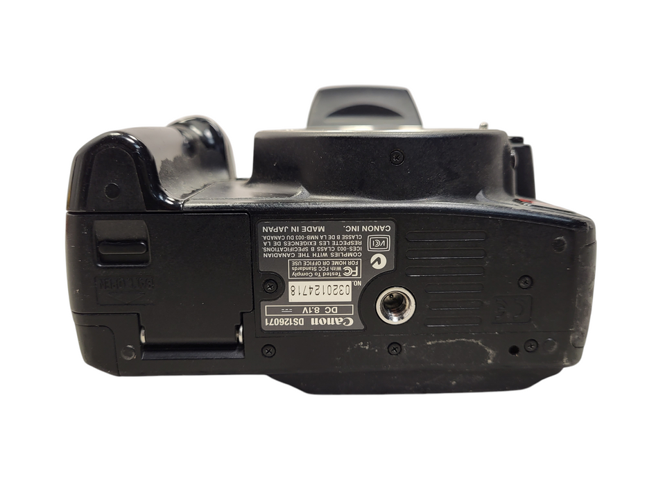Canon EOS Digital Rebel XT DS126071 Digital SLR Camera READ