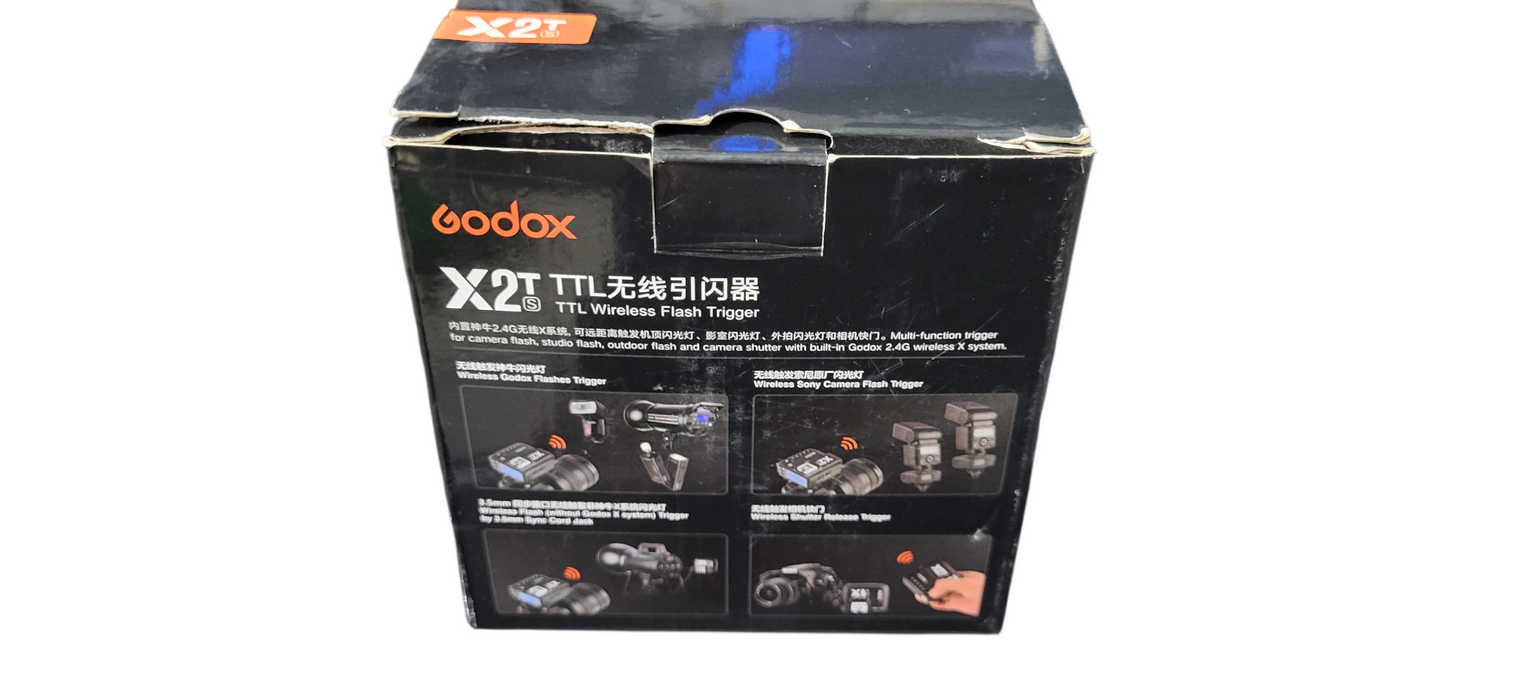 Godox X2T-S 2.4G TTL 1/8000s HSS Wireless Flash Trigger Transmitter For Sony