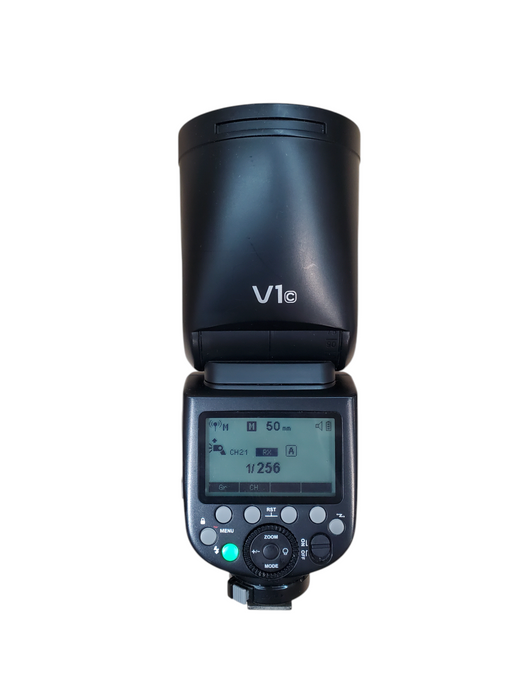 GODOX TTL Li-ioin Round Head Camera Flash V1c For Canon *READ*
