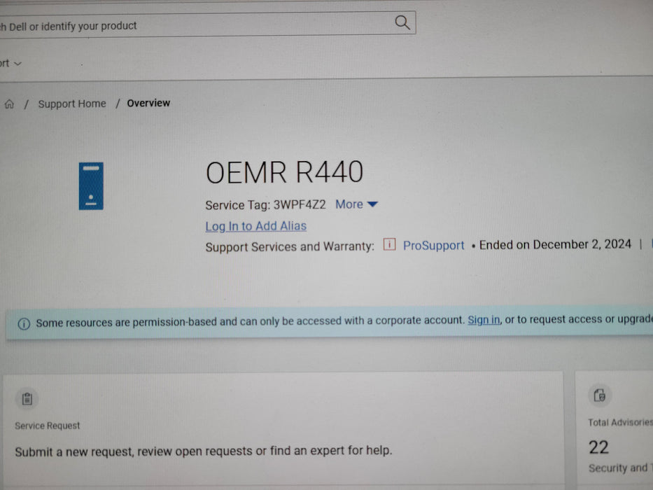 Dell OEMR R440 1U, 1x Xeon Silver 4110 2.10GHz 32GB, H330 2x PSU, 8x 2.5" READ