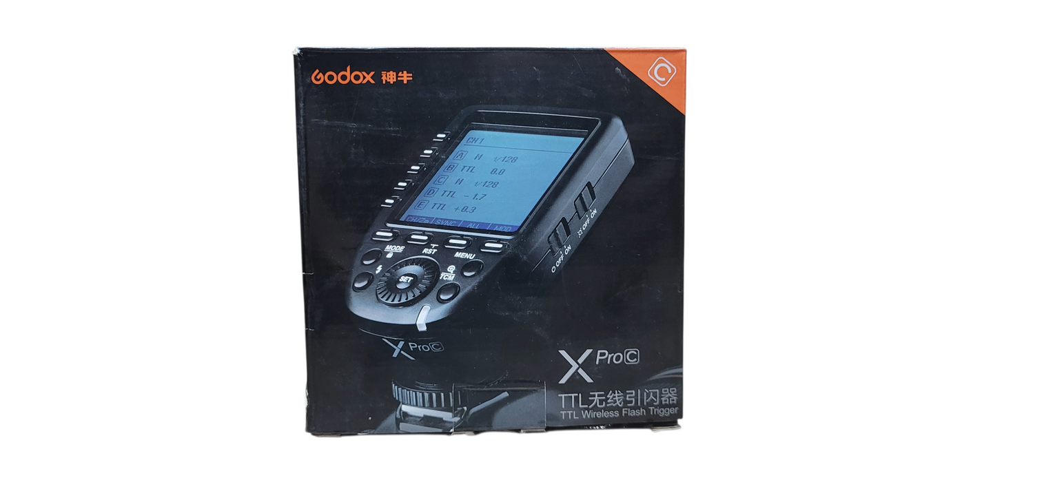 Godox XPro-C TTL Wireless Flash Trigger Transmitter for Canon Cameras