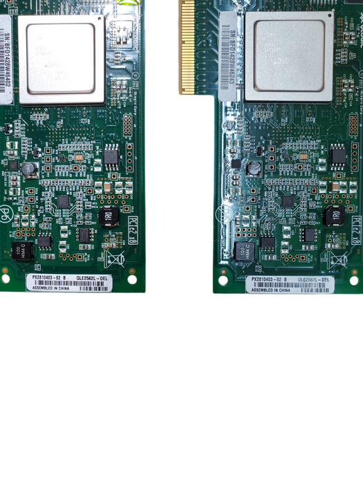 Lot 2x Dell QLogic QLE2562L-DEL FC Dual Port 8Gb HBA PX2810403-82 - Low Profile