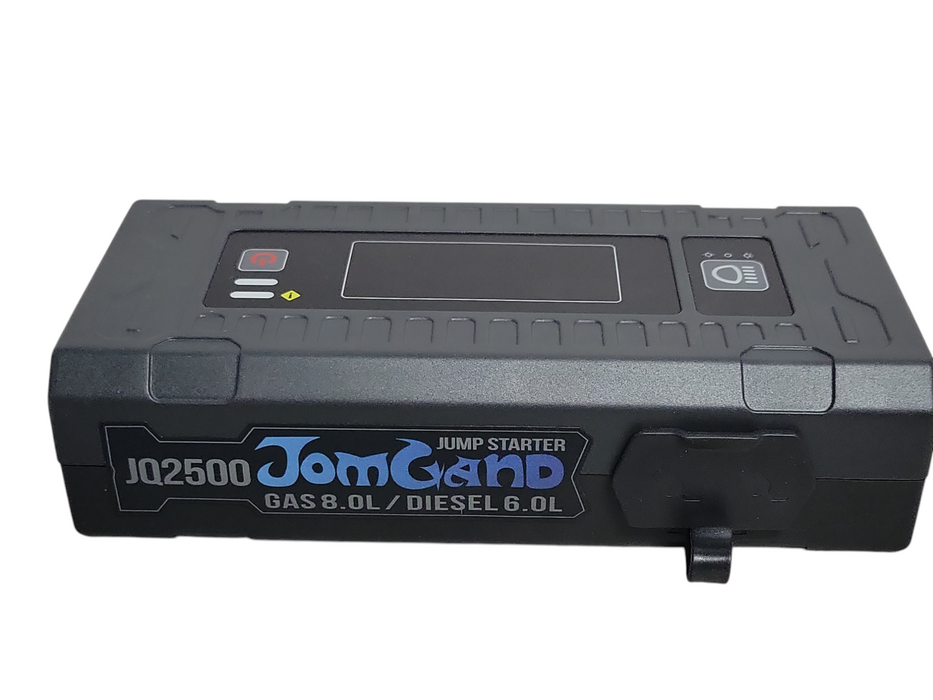 JOM GAND JQ2500 JUMP STARTER GAS 8.0L/DIESEL 6.0L, READ