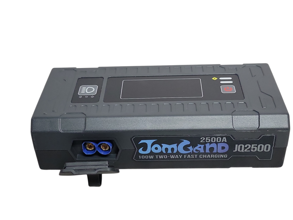 JOM GAND JQ2500 JUMP STARTER GAS 8.0L/DIESEL 6.0L, READ