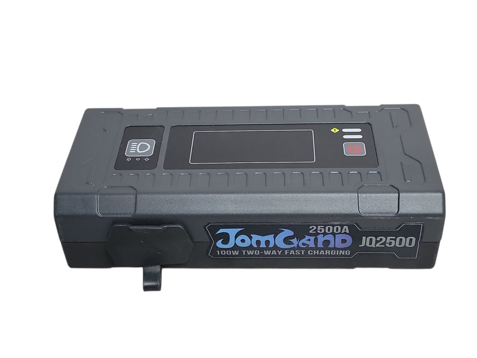 JOM GAND JQ2500 JUMP STARTER GAS 8.0L/DIESEL 6.0L, READ