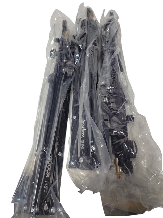 LOT 3x Godox S30 LIght Stand with bag