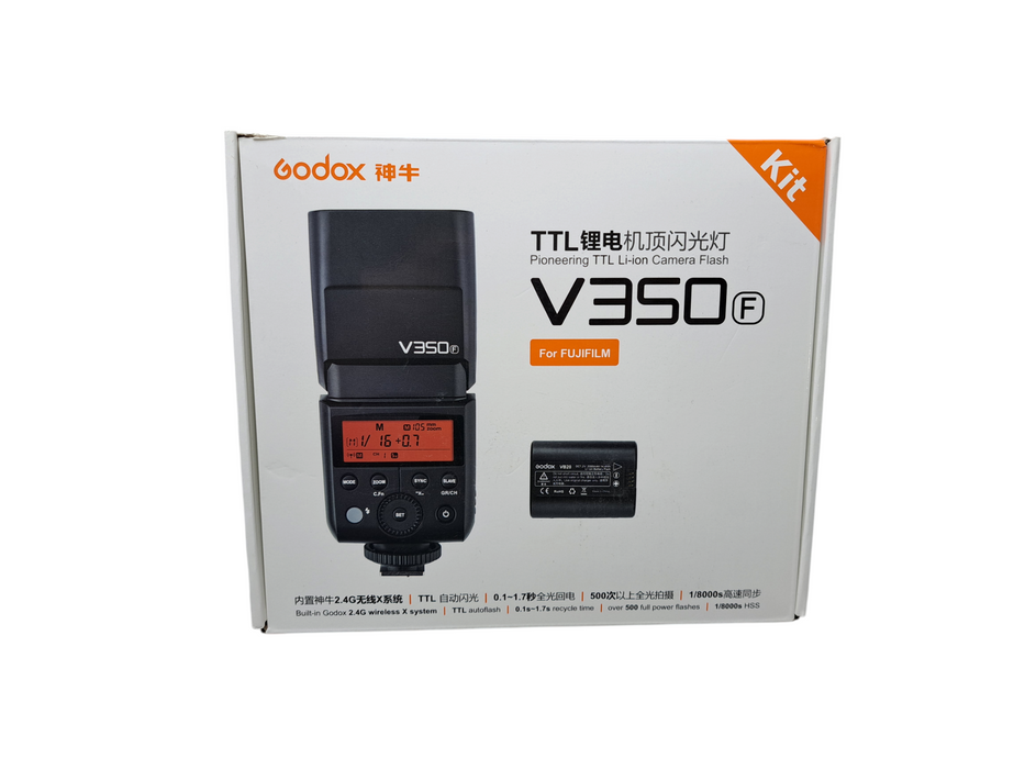 Godox V350-F TTL Speedlite Flash for Fujifilm Cameras *No Battery*