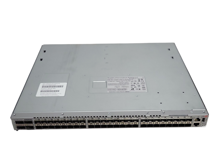 Brocade G620 NA-G620-24-32G-R Fiber channel switch, 1x PSU, READ
