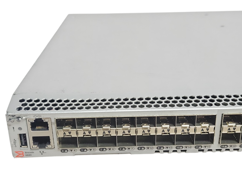 Brocade G620 NA-G620-24-32G-R Fiber channel switch, 1x PSU, READ