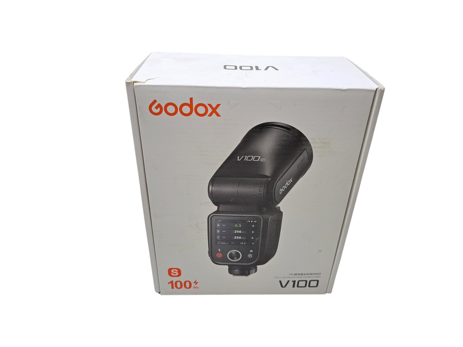 GODOX V100S 2.4G V100-S Round Head Touch Screen Flash for Sony Camera *READ*