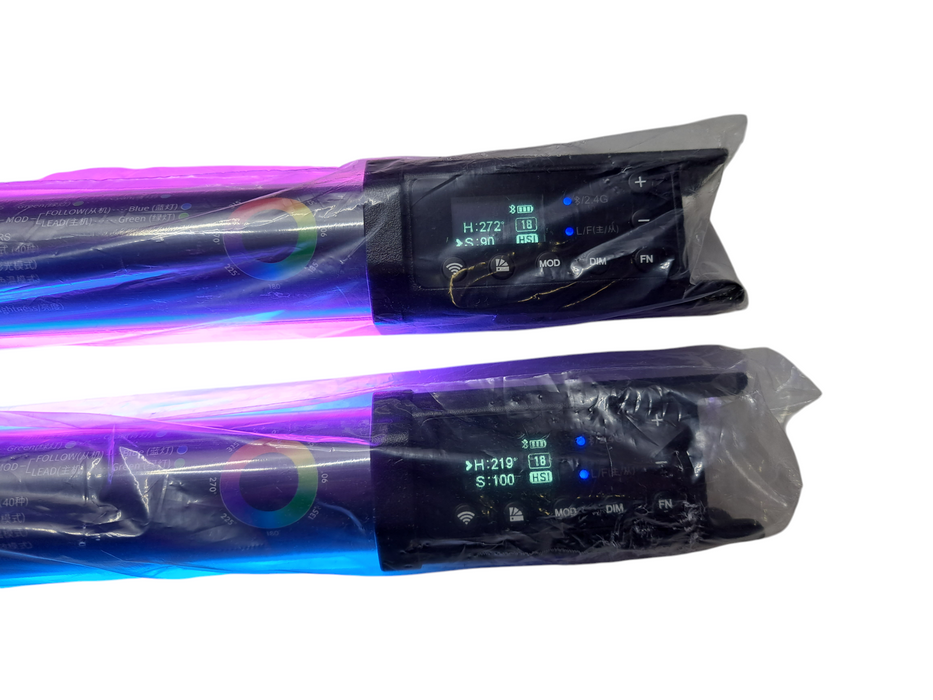 Godox TL60-K2 RGB Tube Light Kit 2-Pack LED Video Lights DMX App Control