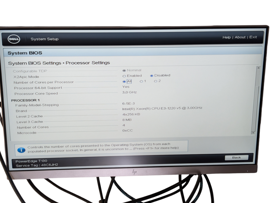 DELL PowerEdge T130 Intel Xeon E3-1220 v5 16GB RAM