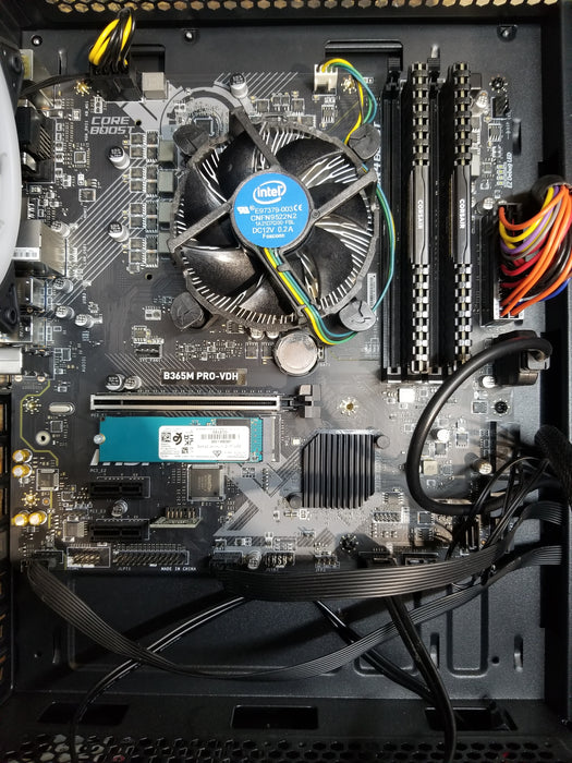 Generic Pc w/ Msi B365M Core i7-9700K CPU 16GB RAM 256GB NVMe