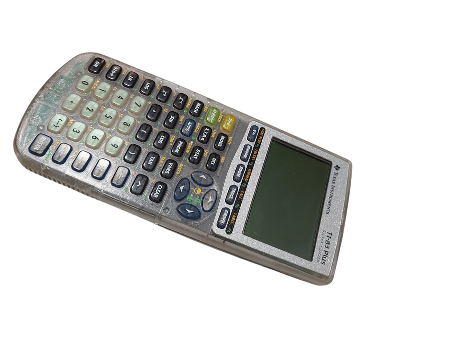 Texas Instruments TI-83 Plus Clear Silver Edition Calculator