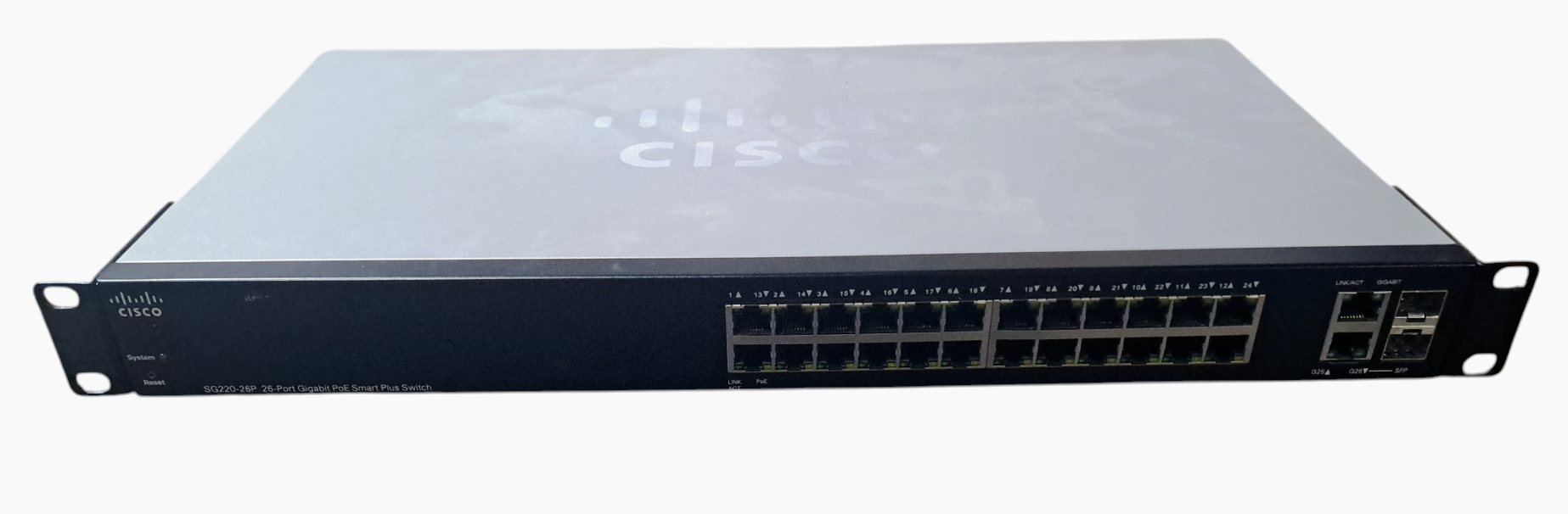Cisco SG220-26P 26-Port Gigabit PoE Smart Plus Switch