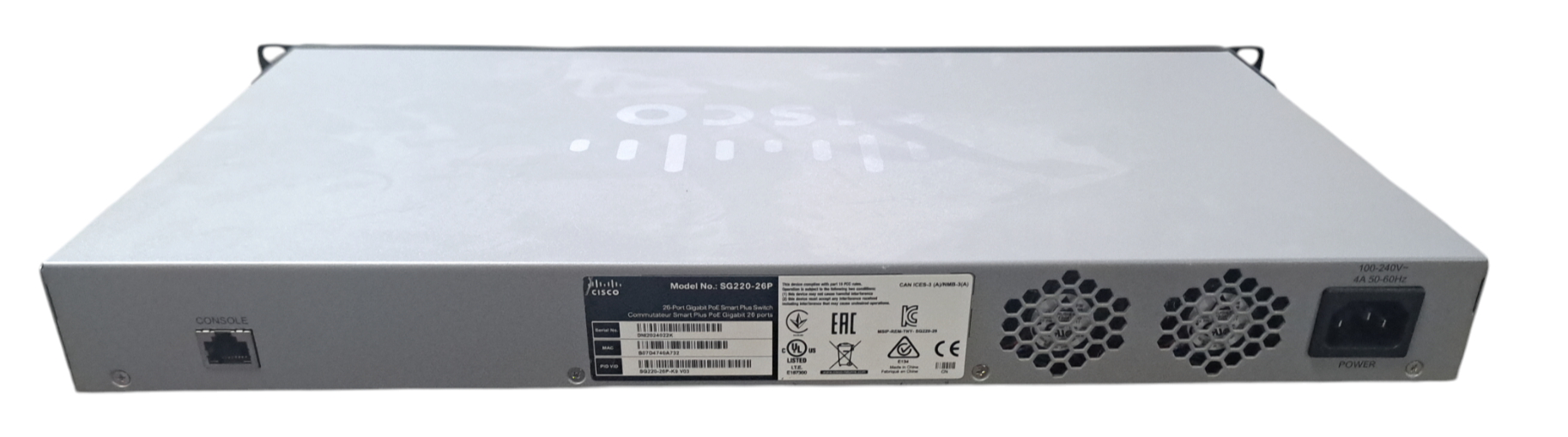 Cisco SG220-26P 26-Port Gigabit PoE Smart Plus Switch
