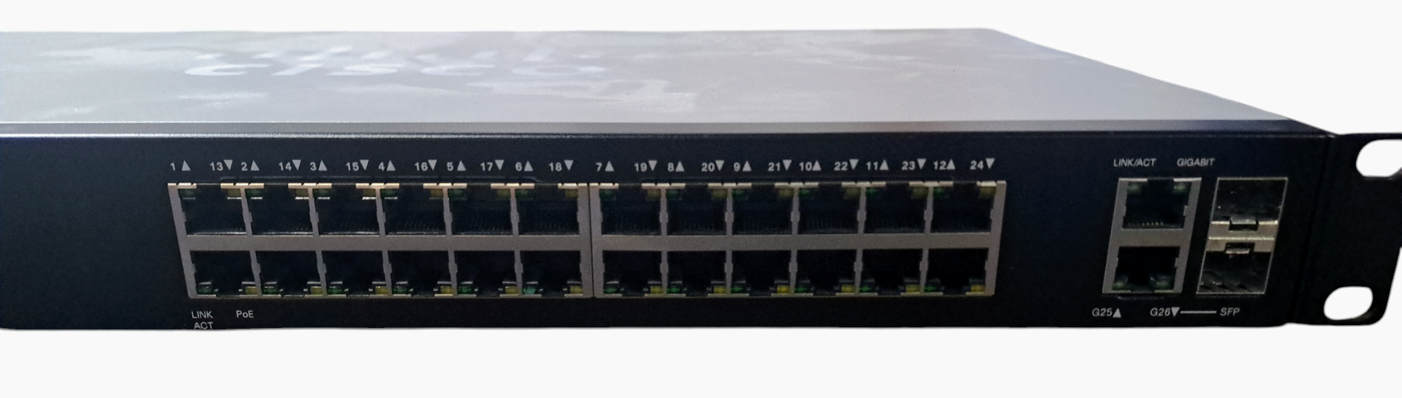 Cisco SG220-26P 26-Port Gigabit PoE Smart Plus Switch