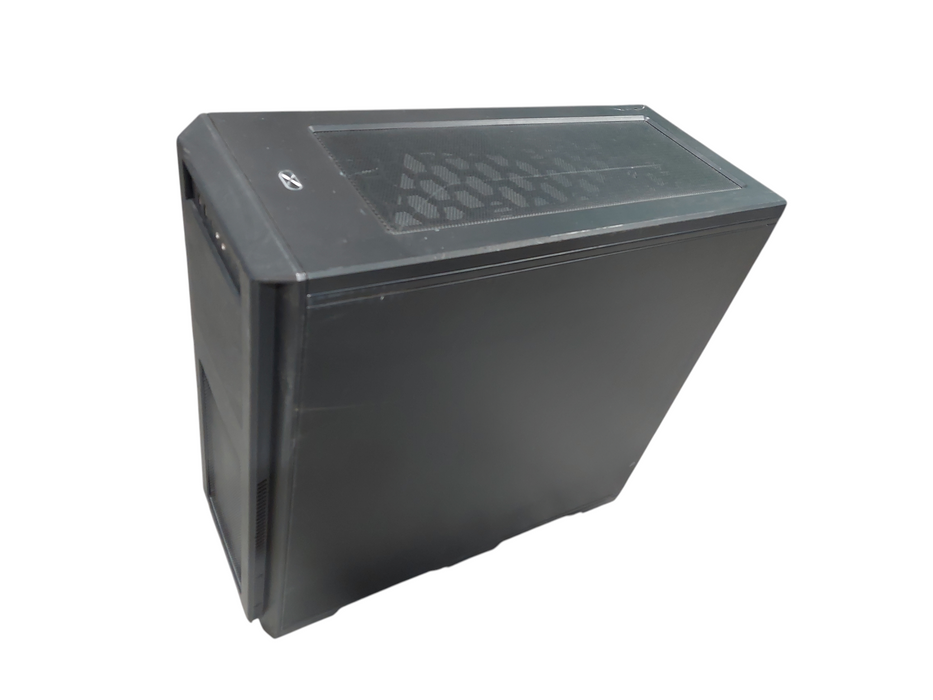 Phanteks Black Computer Case Empty Shell , glass tinted side , Empty