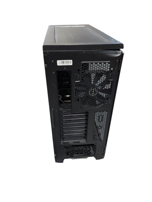 Phanteks Black Computer Case Empty Shell , glass tinted side , Empty