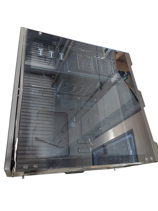 Phanteks Black Computer Case Empty Shell , glass tinted side , Empty