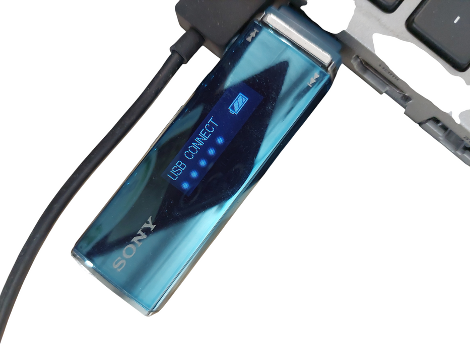 Sony Walkman Digital Music Player Model: NW-W015F with Koss Earbuds 3.5mm Audio