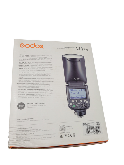 Godox V1 Pro N TTL Li-On Round Head Flash | READ