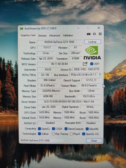 Nvidia GeForce GTX 1650 4GB GDDR6 Graphics Card