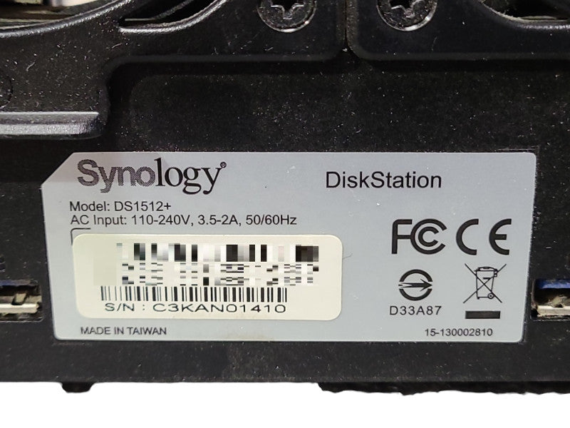 Synology DS1512+ NAS 5 Bay Storage, READ