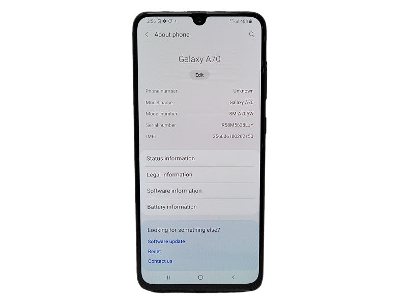 Samsung Galaxy A70 128GB (SM-A705W) READ $