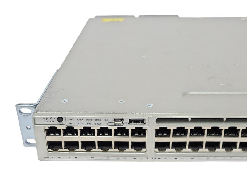 Cisco WS-C3850-48F-L 48x Gigabit POE+ Managed Switch, 2x 1100W PSU _