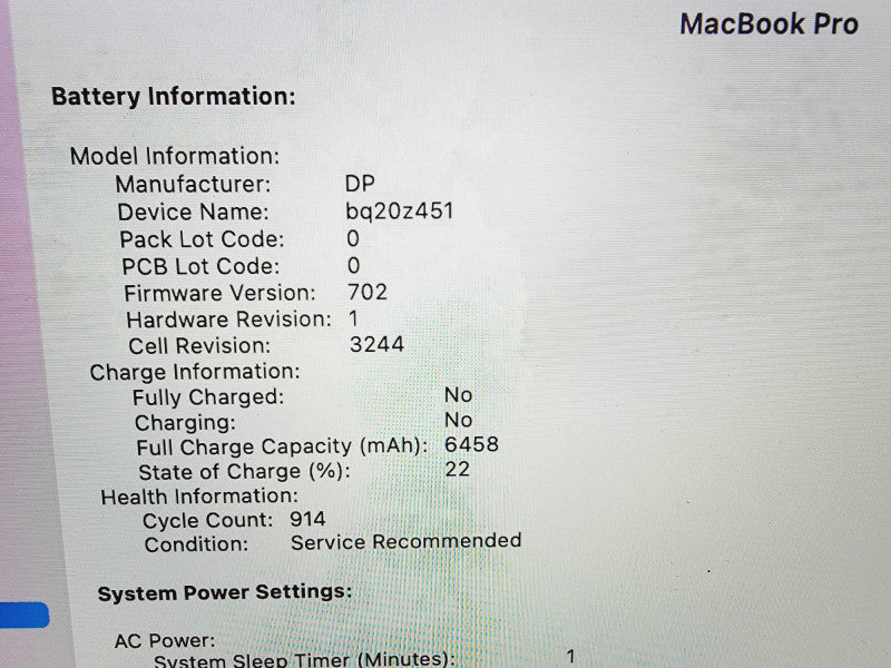 Apple Macbook Pro Retina 2015 15\\" 4-Core i7-4870HQ @ 2.5GHz 16GB DDR3 500GB SSD Radeon R9 M370x 2GB (