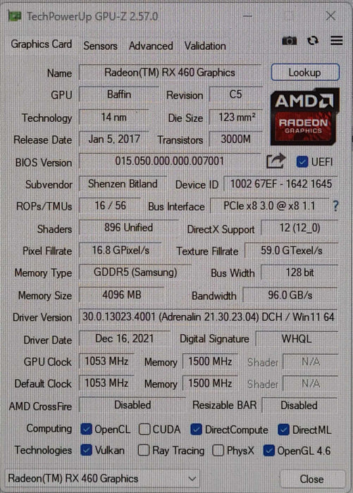 Lenovo ThinkCentre M910x, i5-7500T 2.70GHz, 16GB DDR4, 256GB Nvme, RX 460 4GB